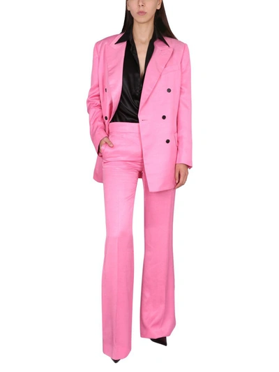 Shop Tom Ford Boyfriend Jacket In Pink