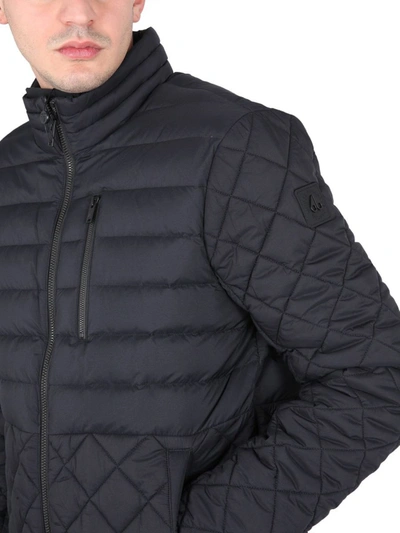 Shop Moose Knuckles Boynton Turtleneck Down Jacket In Black