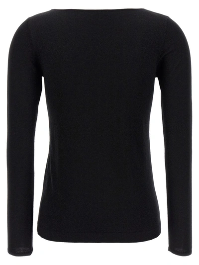 Shop Brunello Cucinelli Glitter Sweater In Black