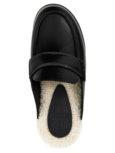 Shop Brunello Cucinelli Monile Clogs In Black