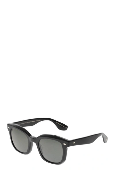 Shop Brunello Cucinelli Nino Acetate Sunglasses With Polarised Lenses In Black
