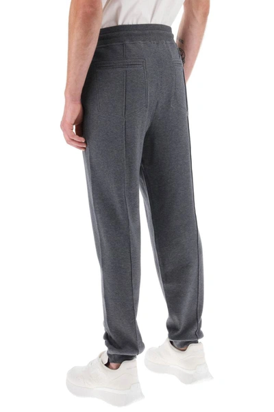 Shop Brunello Cucinelli Track Pants In Grey