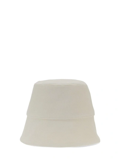 Shop Stella Mccartney Bucket Hat With Logo In White