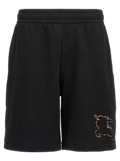 Shop Burberry Horwood Bermuda Shorts In Black
