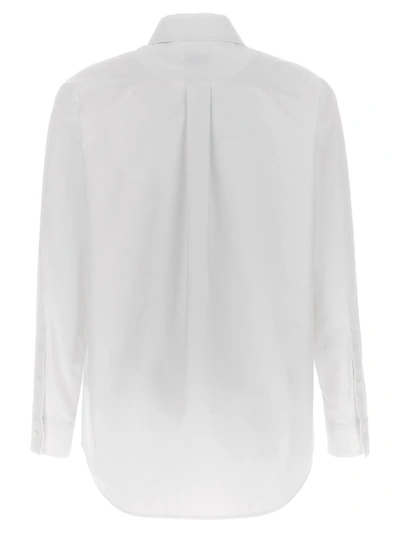 Shop Burberry 'ivanna' Capsule Summer Shirt In White