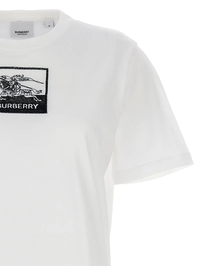 Shop Burberry 'margot' T-shirt In White