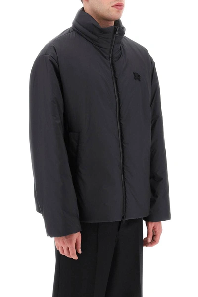 Shop Burberry 'pailton' Padded Jacket In Black