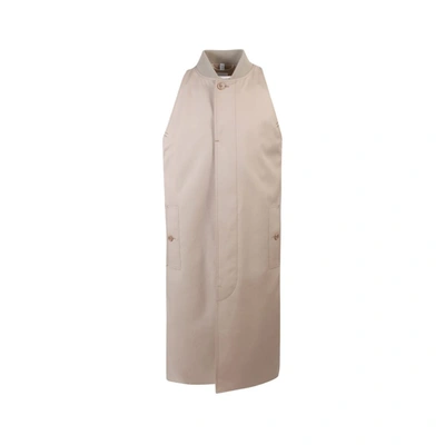 Shop Burberry Coat In Beige