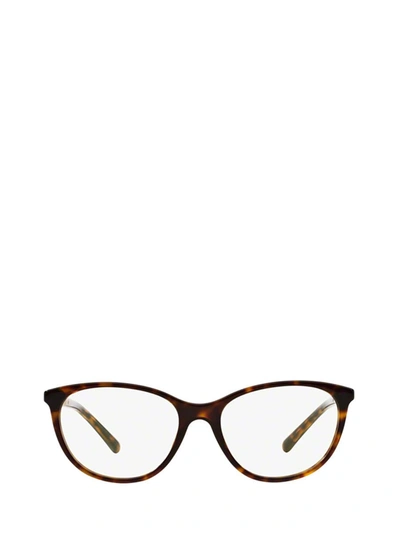 Shop Burberry Eyeglasses In Dark Havana