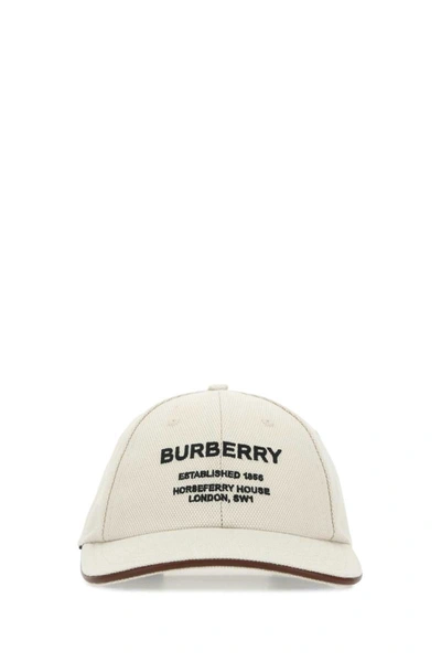 Shop Burberry Hats And Headbands In White