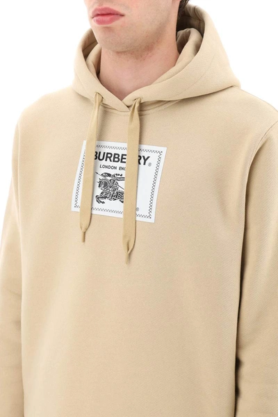 Shop Burberry Prorsum Label Hoodie In Beige