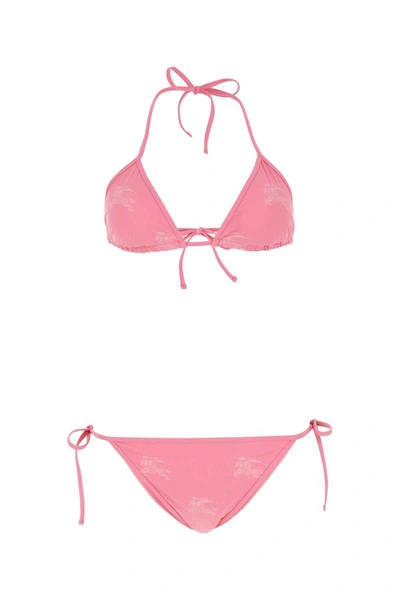 Shop Burberry Swimsuits In Pink