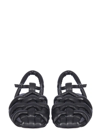 Shop Hereu Cabersa Sandals In Black