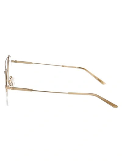 Calvin Klein Satin Silver Metal Optical Glasses In 716 Satin Light Gold