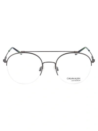 Shop Calvin Klein Optical In 008 Satin Gunmetal