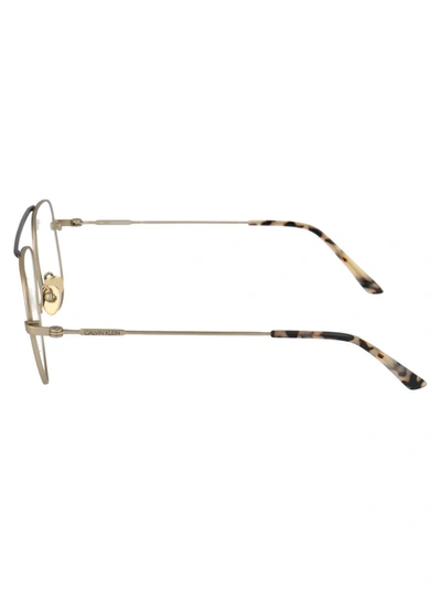 Shop Calvin Klein Optical In 716 Satin Light Gold