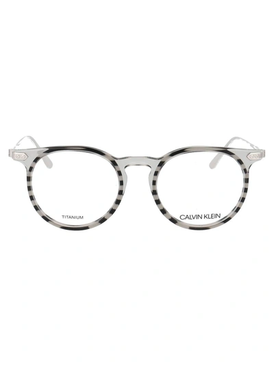 Calvin Klein Ck18705 Glasses In 073 Crystal | ModeSens