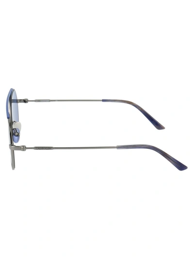 Shop Calvin Klein Sunglasses In 009 Blue