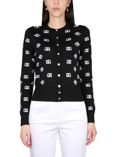 Shop Dolce & Gabbana Cardigan With Buttons In Black