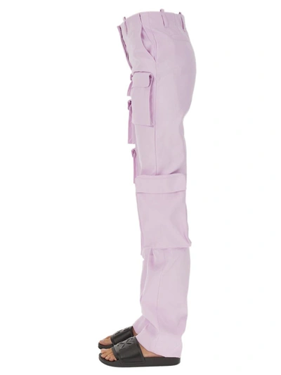 Shop Off-white Cargo Pants In Purple