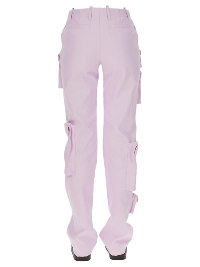 Shop Off-white Cargo Pants In Purple