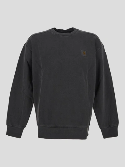 Shop Carhartt Sweatshirt In <p> Grey Sweatshirt With Long Sleeves