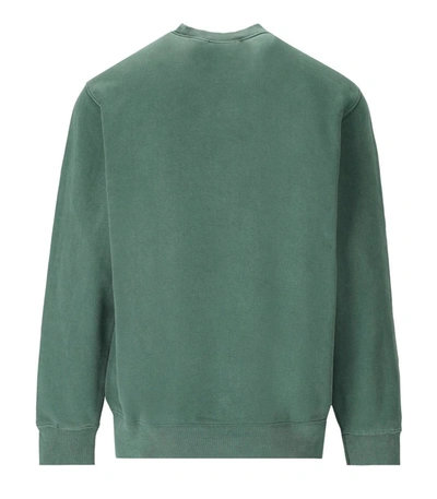 Shop Carhartt Wip  Duster Green Sweatshirt