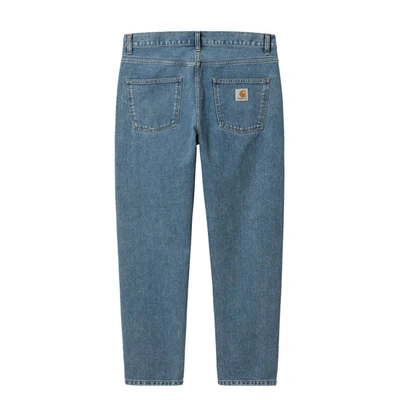 Shop Carhartt Wip Newel Pant In Blu