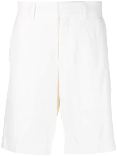 Shop Casablanca Tailored Shorts In White