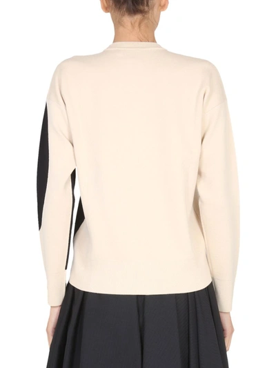 Shop Tory Burch Cashmere Crewneck Sweater In Multicolor