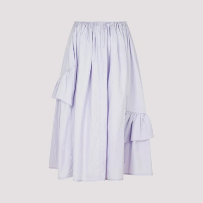 Shop Cecilie Bahnsen Damara Skirt In Pink &amp; Purple
