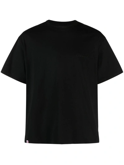 Shop Charles Jeffrey Loverboy Logo Cotton T-shirt In Black