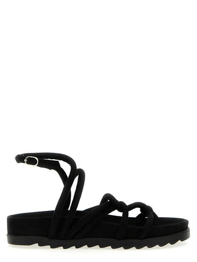 Shop Chiara Ferragni 'cable' Sandals In Black