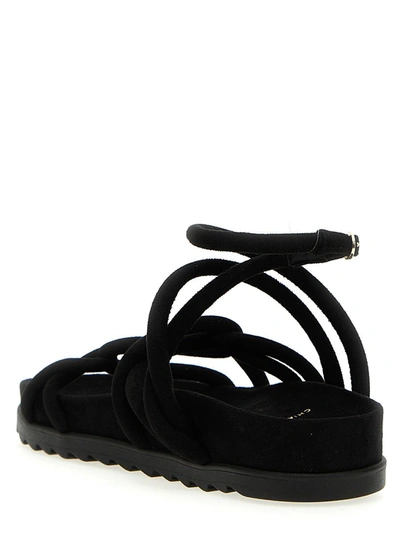 Shop Chiara Ferragni 'cable' Sandals In Black