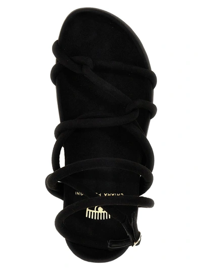 Shop Chiara Ferragni 'cable' Sandals In Black