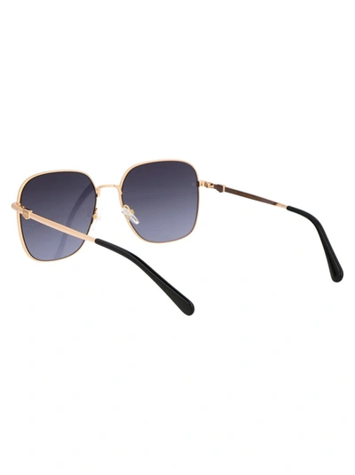 Shop Chiara Ferragni Sunglasses In Rhl9o Gold Black