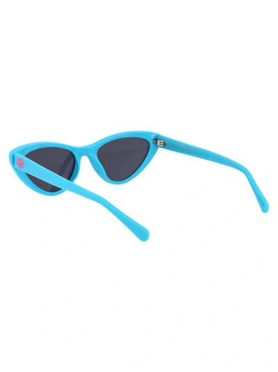 Shop Chiara Ferragni Sunglasses In Mvuir Azure