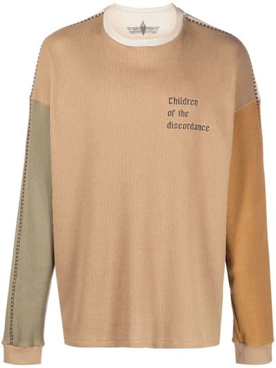 Shop Children Of The Discordance Logo Sweatshirt In Brown