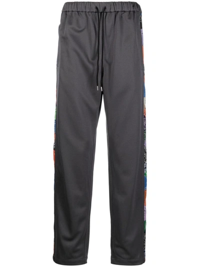 Shop Children Of The Discordance Printed Bandana Trousers In Grey