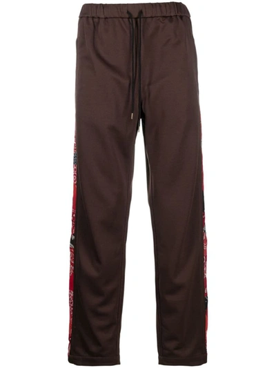 Children Of The Discordance Printed Bandana Trousers In Brown