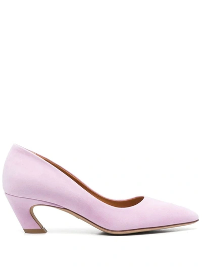 Chloé Chloè Oli Leather Pumps In Lilac