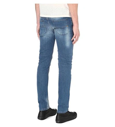 Shop Diesel Sleenker 0670k Slim Jeans In Denim0670k