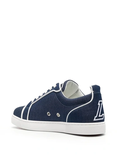 Shop Christian Louboutin Sneakers Blue