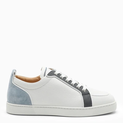 Shop Christian Louboutin White Rantulow Sneakers In Multicolor