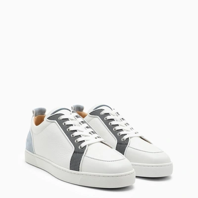 Shop Christian Louboutin White Rantulow Sneakers In Multicolor