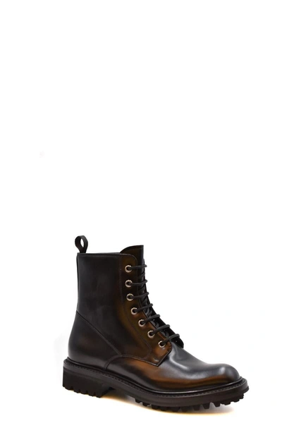 Church's Black Nanalah Lace-up Ankle Boots In Black