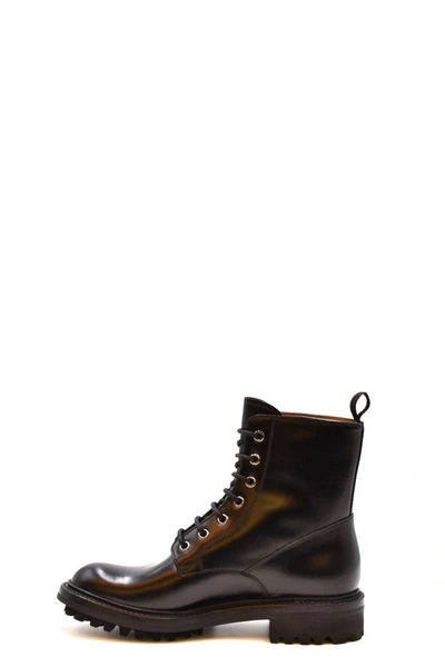 Church's Black Nanalah Lace-up Ankle Boots In Black