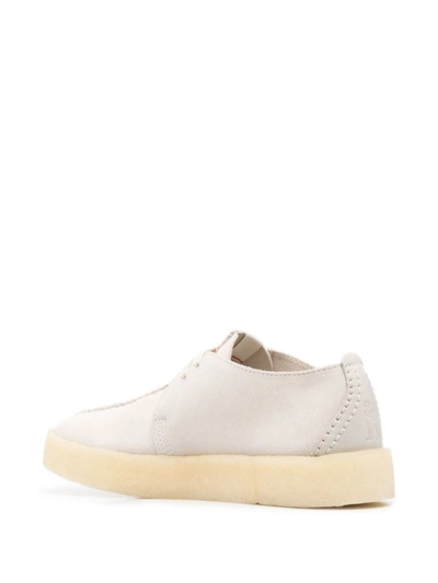 Shop Clarks Trek Cup Leather Brogues In White