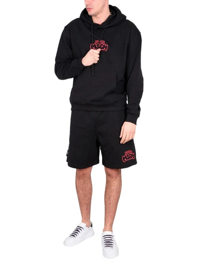 Shop Msgm Cocktail Sweatshirt In Black