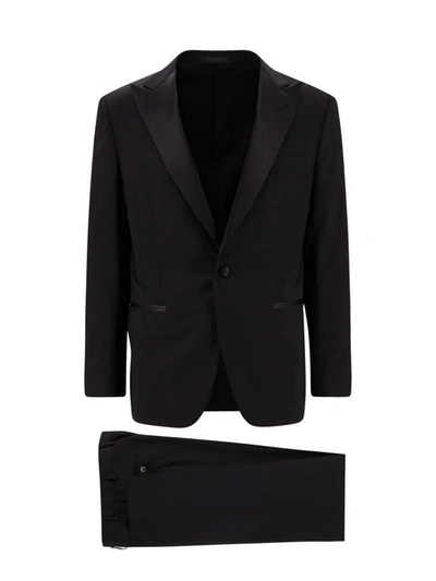 Shop Corneliani Tuxedo In Black
